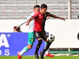LIGADO. Fue exactamente el 10 de abril de este año cuando Zaldívar pudo regresar a la actividad con los rojinegros, y curiosamente fue el León el equipo que ese día fungió como sinodal del equipo tapatío. IMAGO7
