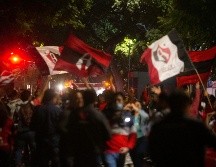 A pesar del resultado adverso 3-2, La Fiel se mostró orgullosa y confiada en remontar en casa. EL INFORMADOR/G. Gallo