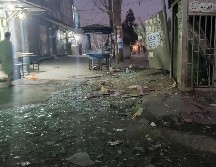 Detalle de una explosión ocurrida en el distrito de Dasht e Barchi, en Kabul. AFP