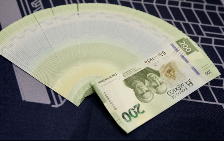 A lo largo de la semana, el tipo de cambio tocó un mínimo de 20.84 y un máximo de 21.34 pesos por dólar. NTX/ARCHIVO