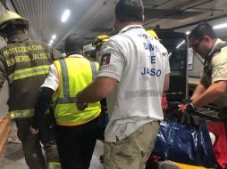 La UEPCBJ informó que se trató de intento de suicidio de un hombre de 73 años, quien se aventó a las vías del tren. ESPECIAL