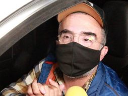 Vicente Fernández Jr. se dio un tiempo para hablar con los periodistas. EL INFORMADOR/A. Camacho