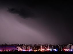 Las tormentas dejaron víctimas y daños en varios estados del sureste y el centro-sur de Estados Unidos ayer viernes. AP / R. Cohen