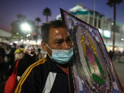 Se espera que hasta este domingo 4.2 millones de personas hayan acudido a la Basílica de Guadalupe, en la Ciudad de México para reanudar un culto suspendido en 2020 por la pandemia. AP / G. Riquelme