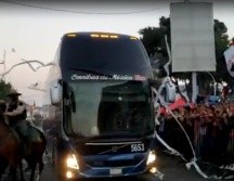 De acuerdo con las autoridades, no hubo lesionados tras esta confusión de los aficionados del Atlas. ESPECIAL