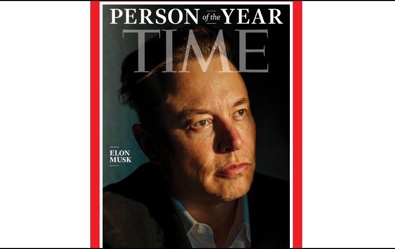 Elon Musk aparece en la portada de la revista en su edición del 27 de diciembre. AP/Time