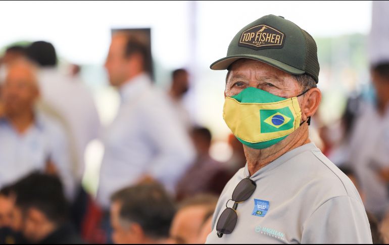 Las nuevas medidas sanitarias han sido fuertemente criticadas por el presidente Jair Bolsonaro. EFE/N. Aguilar