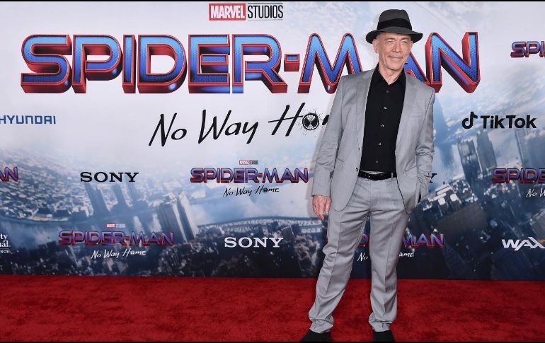 J.K. Simmons en la alfombra roja de  “Spider-Man: No way home”. AP / J. Strauss