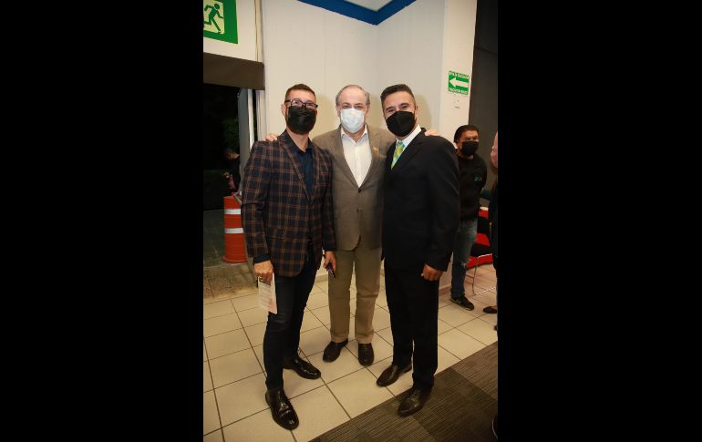 Gabriel Oceguera, Fernando Petersen y Francisco Anaya.GENTE BIEN JALISCO/TONY MARTÍNEZ