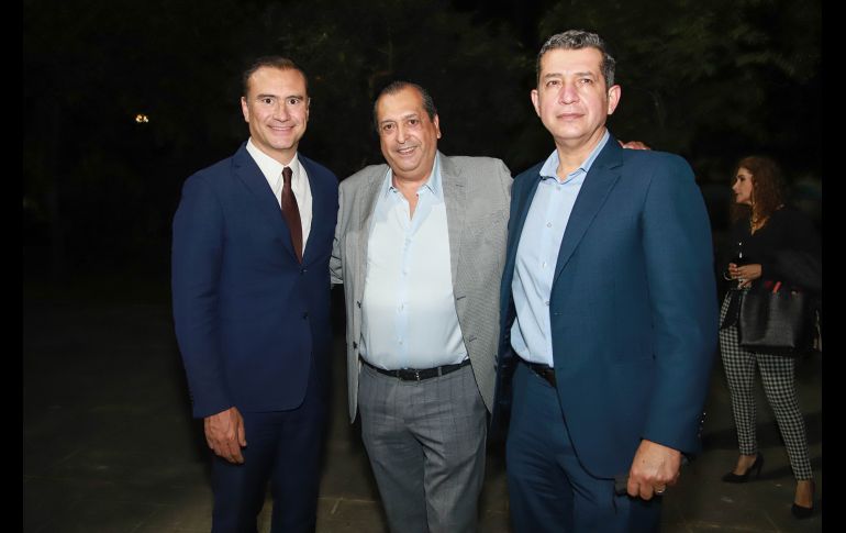 Manuel Herrera, Nacho Delgadillo y Luis Gustavo Padilla.GENTE BIEN JALISCO/TONY MARTÍNEZ
