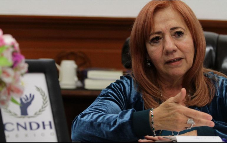 Rosario Piedra Ibarra, la presidenta de la Comisión Nacional de los Derechos Humanos. NTX / ARCHIVO