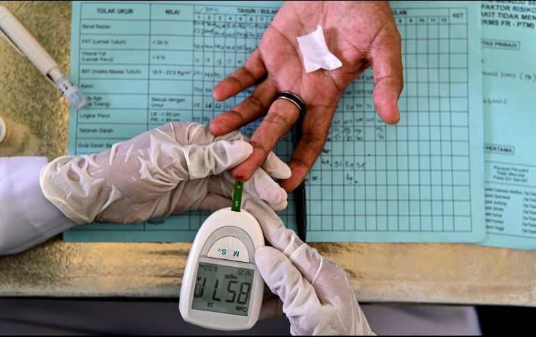 Uno de cada 6 mexicanos vive con diabetes, lo que supone un aumento del 10 % en los últimos dos años. AFP/C. Mahyuddin
