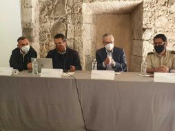 Sergio Graf, titular de la Semadet, durante una conferencia de prensa este miércoles. EL INFORMADOR/Y. Mora