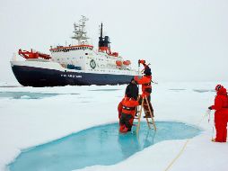 Emergencia. Aumenta la temperatura en la zona del Ártico, cada año un poco más. EFE