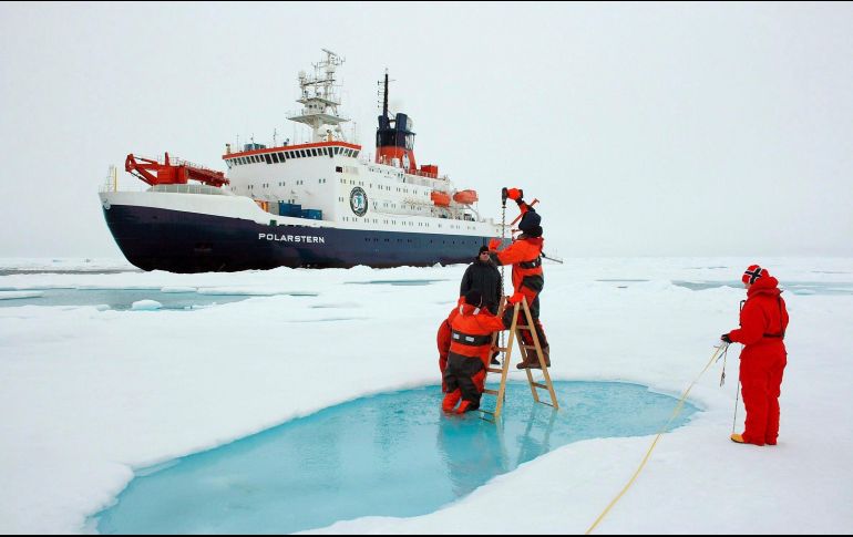 Emergencia. Aumenta la temperatura en la zona del Ártico, cada año un poco más. EFE