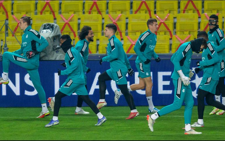 Los jugadores contagiados son Marco Asensio, Gareth Bale, Andriy Lunin, Rodrygo Goes y Davide Ancelotti, hijo y asistente de Carlo, que se suman a Luka Modric y Marcelo, que dieron positivo ayer. EFE / D. Doru