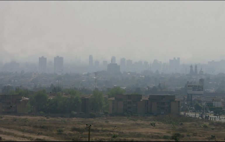 La zona que ha registrado más días con mala calidad del aire es la Zona Sur, que comprende Las Pintas, Santa Fe y Miravalle. EL INFORMADOR/ARCHIVO