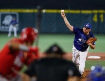 Javier Solano cargó con la derrota después de lanzar siete entradas completas. TWITTER/charrosbeisbol