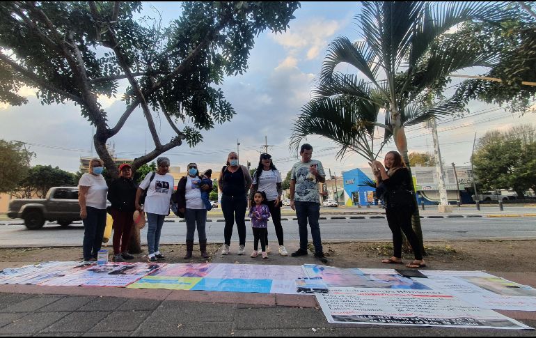 Madres de desaparecidos se manifestaron ayer para exigir avances en las investigaciones. EL INFORMADOR/G. Gallo