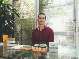 Emprendedor. Leonardo Dellamary Castellanos, uno de los líderes de Kigen Spirulina, detalló los beneficios de ese ingrediente en sus productos. El Informador/ G. Gallo
