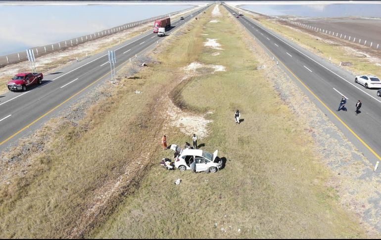 Dos personas salieron ilesas del accidente y una más resultó lesionada. ESPECIAL/UEPCB