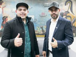 Entusiasta. Luis Orozco (der.), presidente de los Reyes de Jalisco. El Informador/ A. Camacho