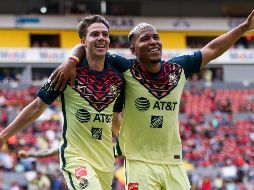 Sebastián Córdova (I) jugó 81 partidos de Liga con Las Águilas y anotó 15 goles. IMAGO7