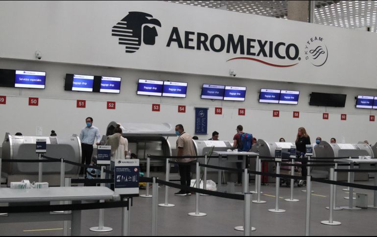 Las acciones de Aeroméxico se desplomaron la semana pasada al presentar una oferta pública de adquisición de acciones. EFE/ARCHIVO