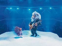 Chayanne es “clay calloway”. El boricua interpreta a un león (derecha), una vieja estrella de la música. En la fotografía, al lado de “Ash”. Cortesía/  Universal Pictures