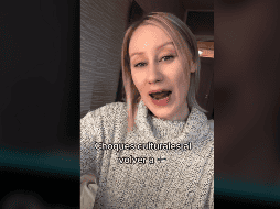 Viivi Rytkönen (@unafinlandesa en TikTok) se hizo viral al confesar que extraña los ruidos de México. ESPECIAL / TIKTOK