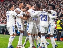 IMPARABLES. La victoria permite al Real Madrid acabar el año como líder destacado de LaLiga con 46 puntos, 8 más que el Sevilla y 13 por encima del Betis. EFE/J. Zorrilla