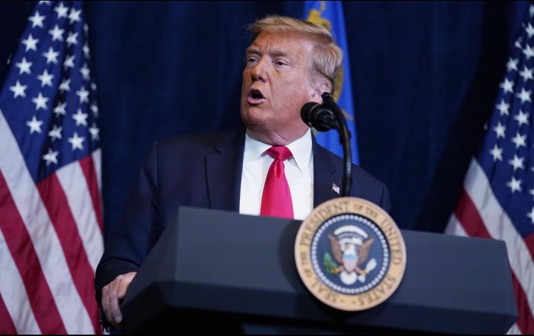 Donald Trump quiere mantener en secreto los archivos, que incluyen listas de personas que lo visitaron o llamaron ese día. AP/ARCHIVO