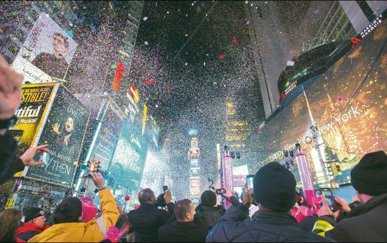 Nace un año nuevo. La emoción de recibir un nuevo ciclo en Times Square es incomparable. Cortesía