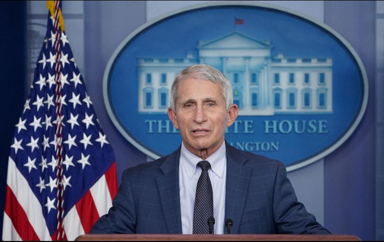Anthony Fauci, el principal experto en enfermedades infecciosas de Estados Unidos dijo que 