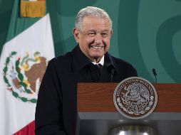 AMLO, Presidente de México, durante su conferencia de prensa 