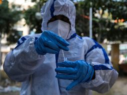 El continente americano tiene la segunda tasa de infección más alta con 144.4 casos de COVID-19 nuevos por cada 100 mil habitantes. AP / C. Anand