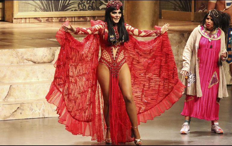 Maribel Guardia en la producción de 