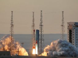 “El desempeño del centro espacial y el desempeño del portador de satélite se realizaron correctamente”. AFP/Ministerio de Defensa Iraní
