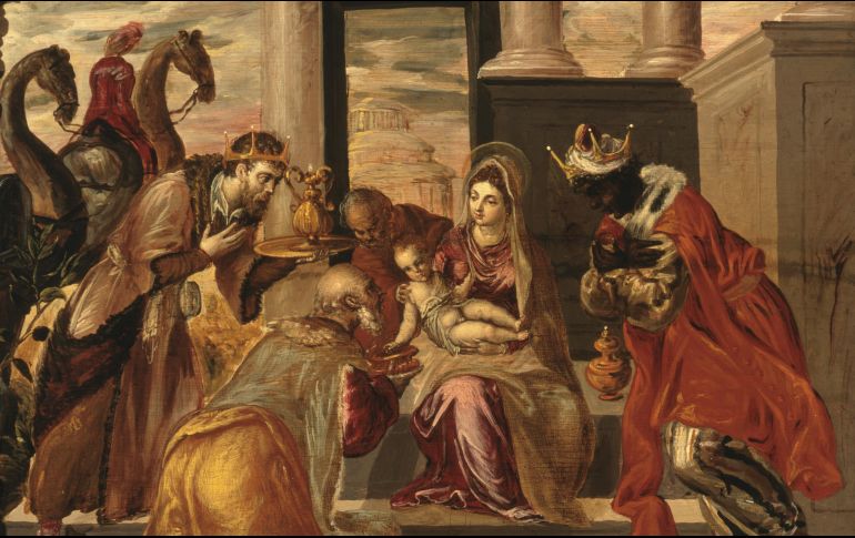 La historia de los tres reyes magos se ha extendido a través de los años como signo de la ciencia, de donación, de docilidad y de apertura. WIKIPEDIA/«Adoración de los Reyes Magos», de El Greco