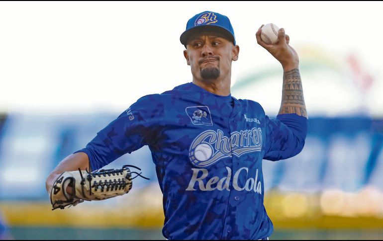 Brennan Bernardino se lució en la serie ante Mexicali con un par de victorias y aperturas dominantes. ESPECIAL/Charros de Jalisco