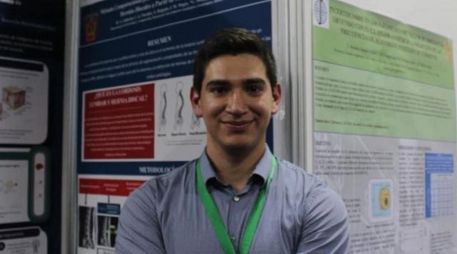 Alí Gallardo Pérez, ingeniero biomédico egresado de la Universidad de Guadalajara. CORTESÍA