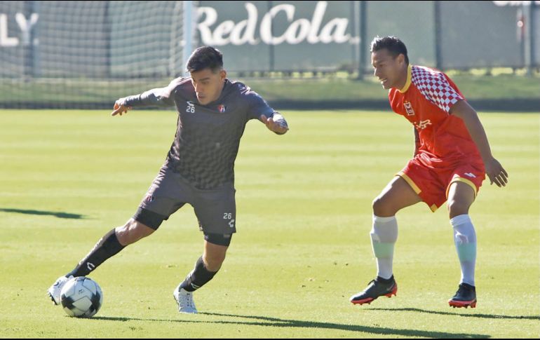 SANOS. El capitán Aldo Rocha participó del partido amistoso que ayer tuvieron los Zorros ante los Tecos de la Segunda División, al que vencieron 3-2 en La Madriguera AtlasFC