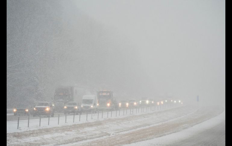 Tennessee y Nashville resultaron afectadas por nevadas, lluvia helada y aguanieve. AP/G. Walker