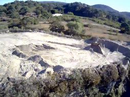 El denunciante asegura que el particular que está explotando el área, no cuenta con autoirzación. TIWTTER/@jaimecopado