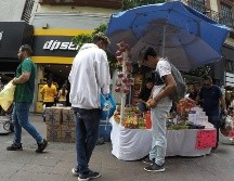 Lemus destacó que les dará alternativas a los comerciantes informales para que puedan trabajar,. EL INFORMADOR/ARCHIVO