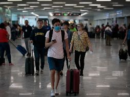 Tan sólo en el Aeropuerto Internacional de Guadalajara se cancelaron ocho vuelos de salida y ocho de llegada.  EL INFORMADOR