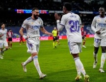 ENCENDIDOS. Entre Vinícius y Benzema, suman 36 goles en lo que va de temporada. AP/B. Amangue