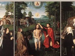 El Bautismo es el sacramento en el cual se funda nuestra fe, nos hace familia de la Iglesia porque nos convertimos en hijos de Dios. WIKIMEDIA/«El bautismo de Cristo», de Gerard David