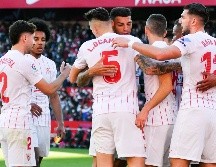 DE ORO. Rafa Mir fue el autor del único gol del partido en el estadio Sánchez Pizjuán. EFE/R. Caro