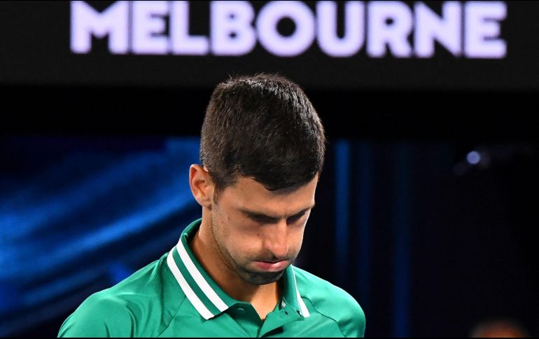 Djokovic alegó que tenía una exención al haber dado positivo de COVID-19 el pasado mes de diciembre, y había recibido luz verde para viajar al país por parte de la Federación de Tenis y del gobierno de Victoria. AFP / ARCHIVO
